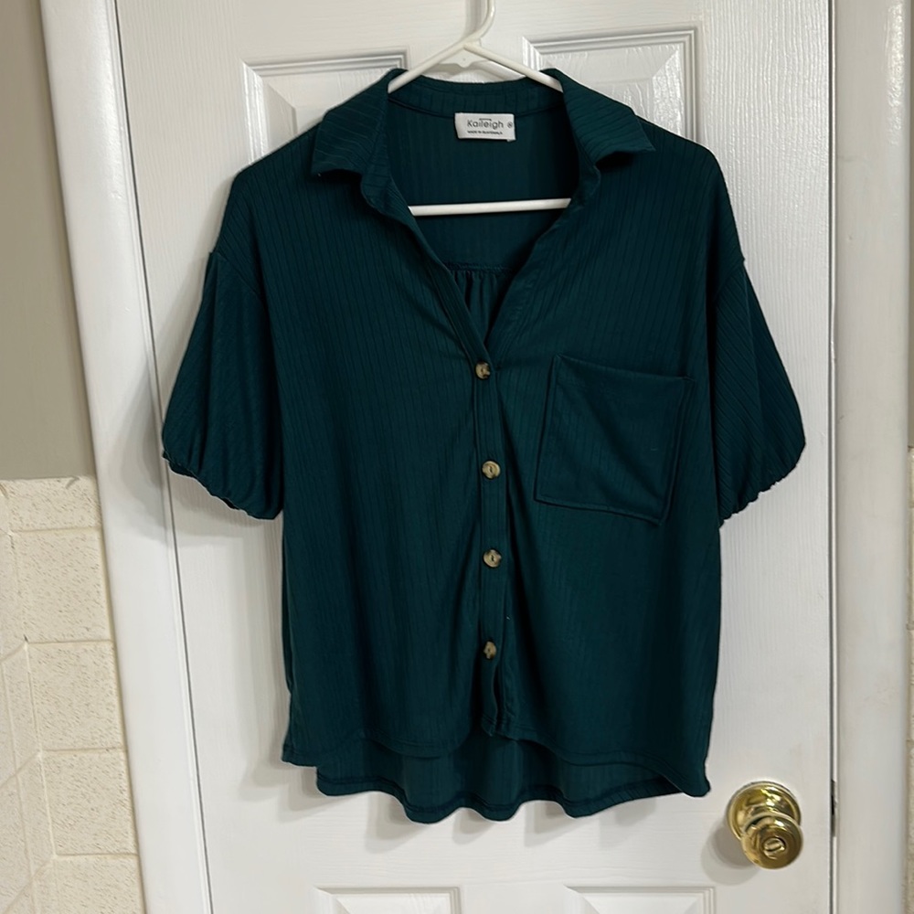 Kaileigh Casual Polo Button Up